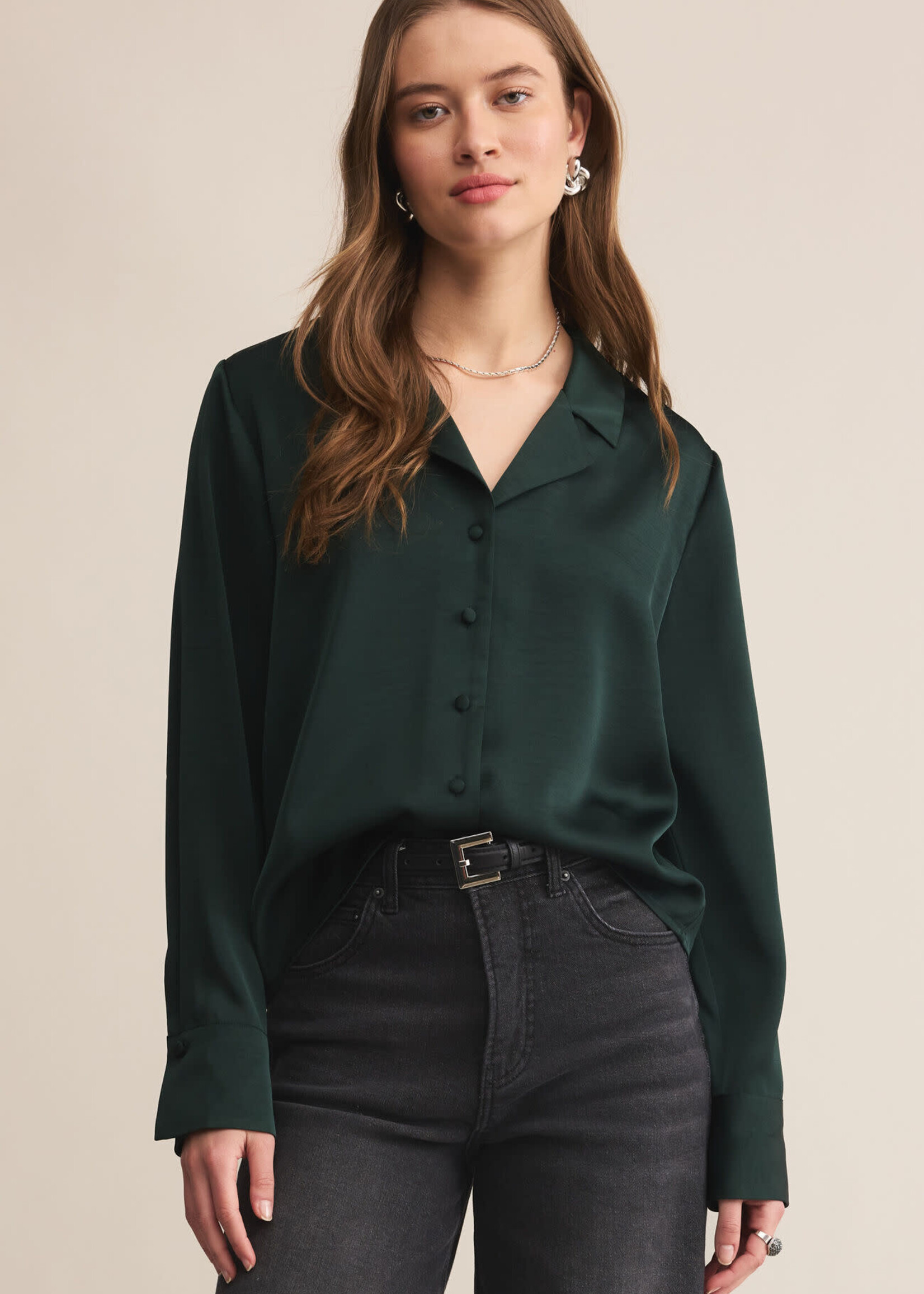 ZSupply Ana Satin Blouse