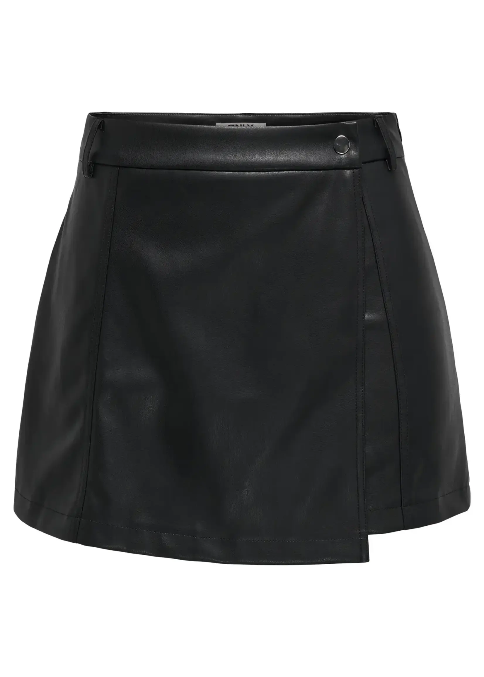 Only Hero Faux Leather Skort