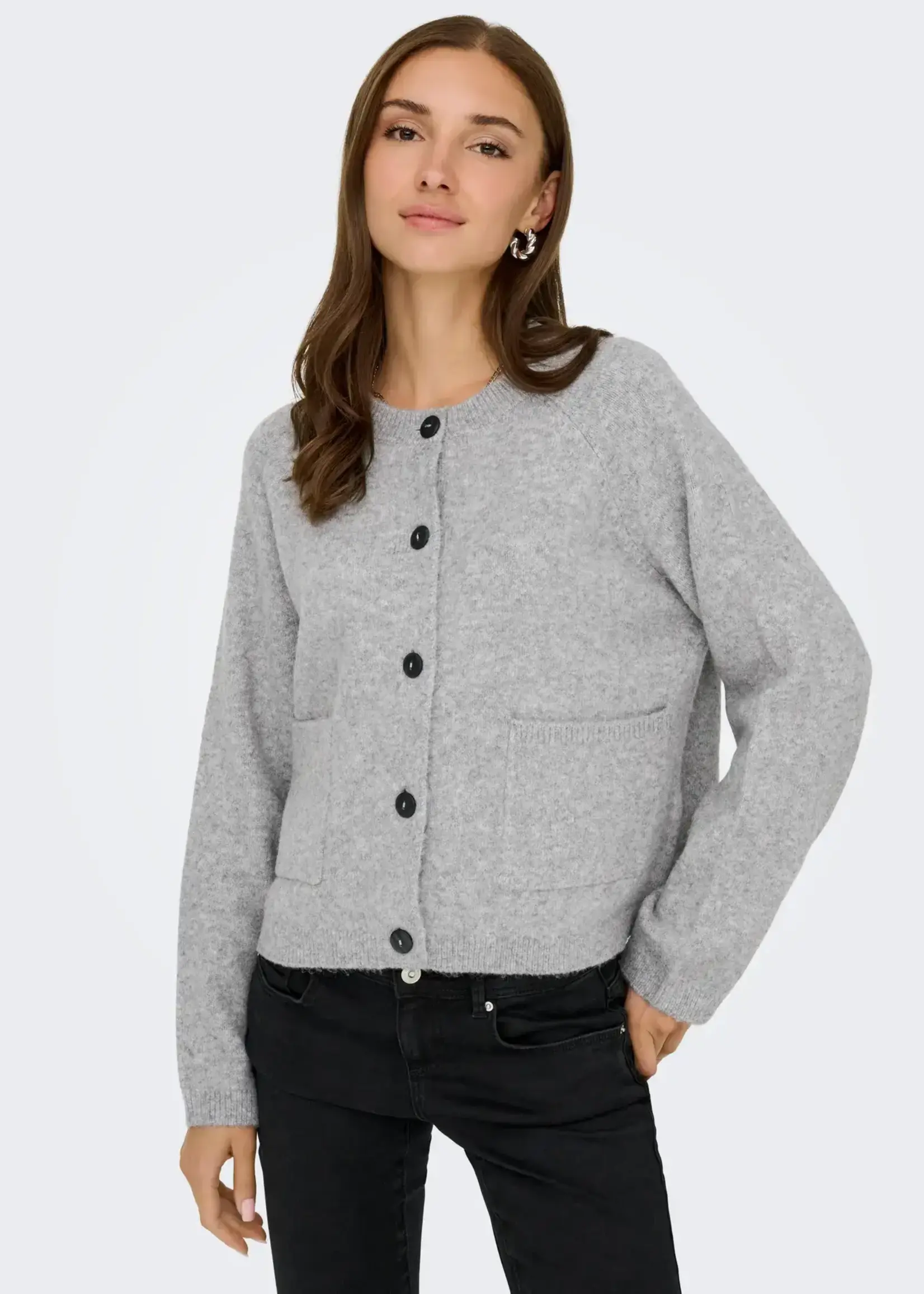 Only Piemonte Button Cardi