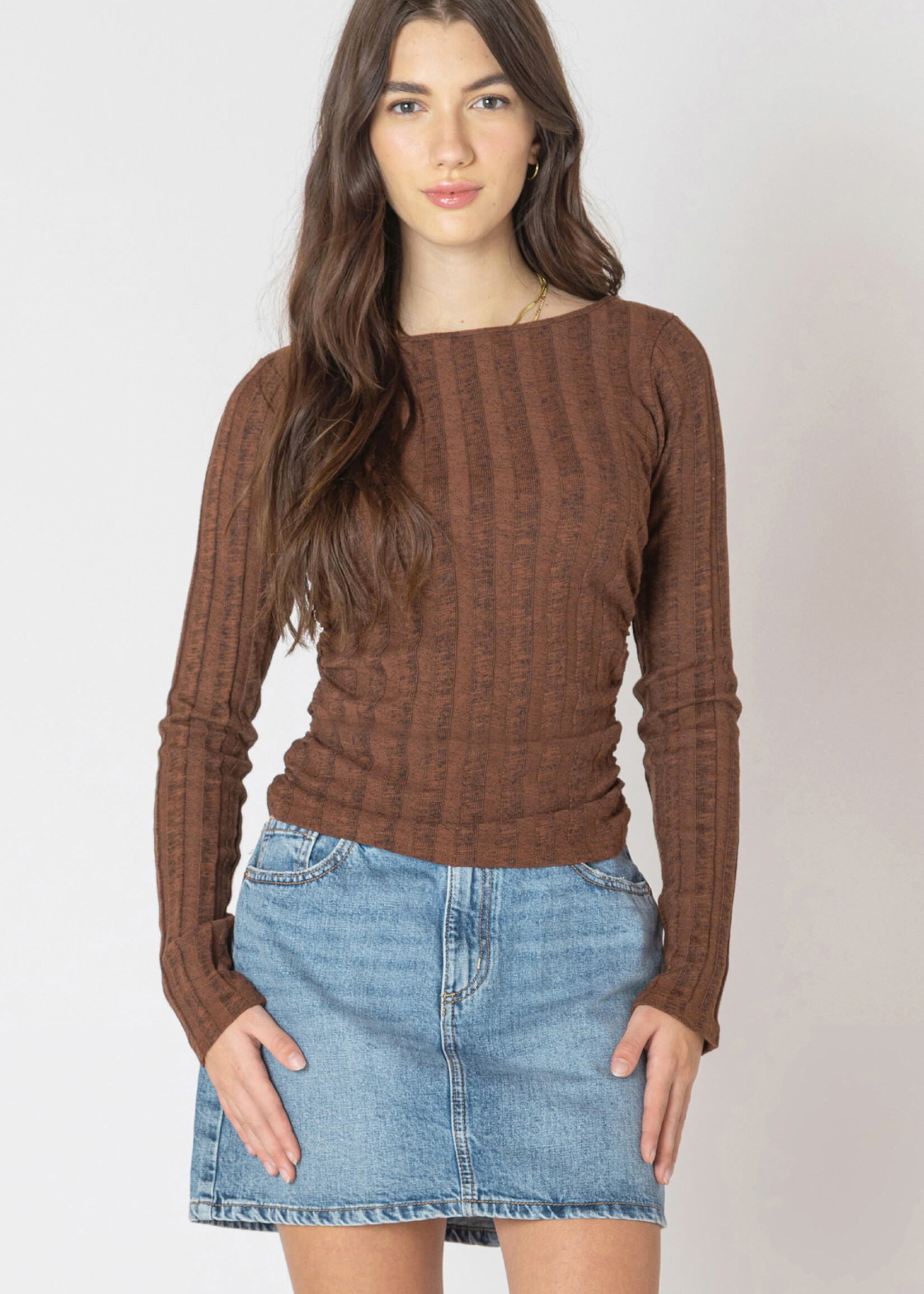 Dex Katy Wide Rib Top
