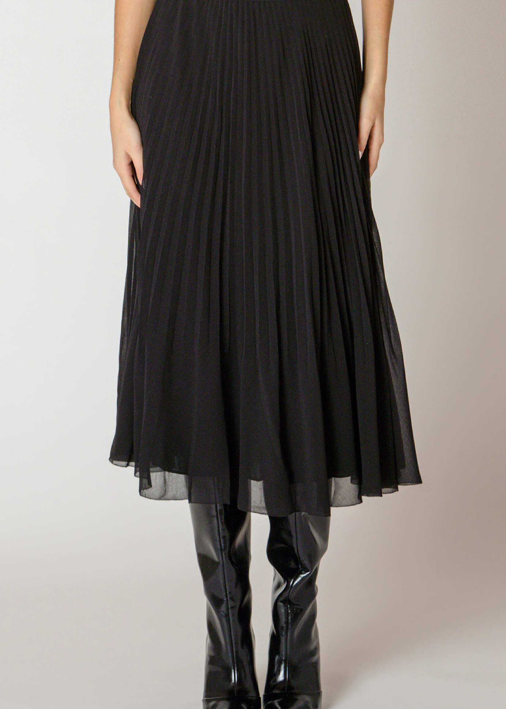 Black Tape Midnight Pleated Skirt