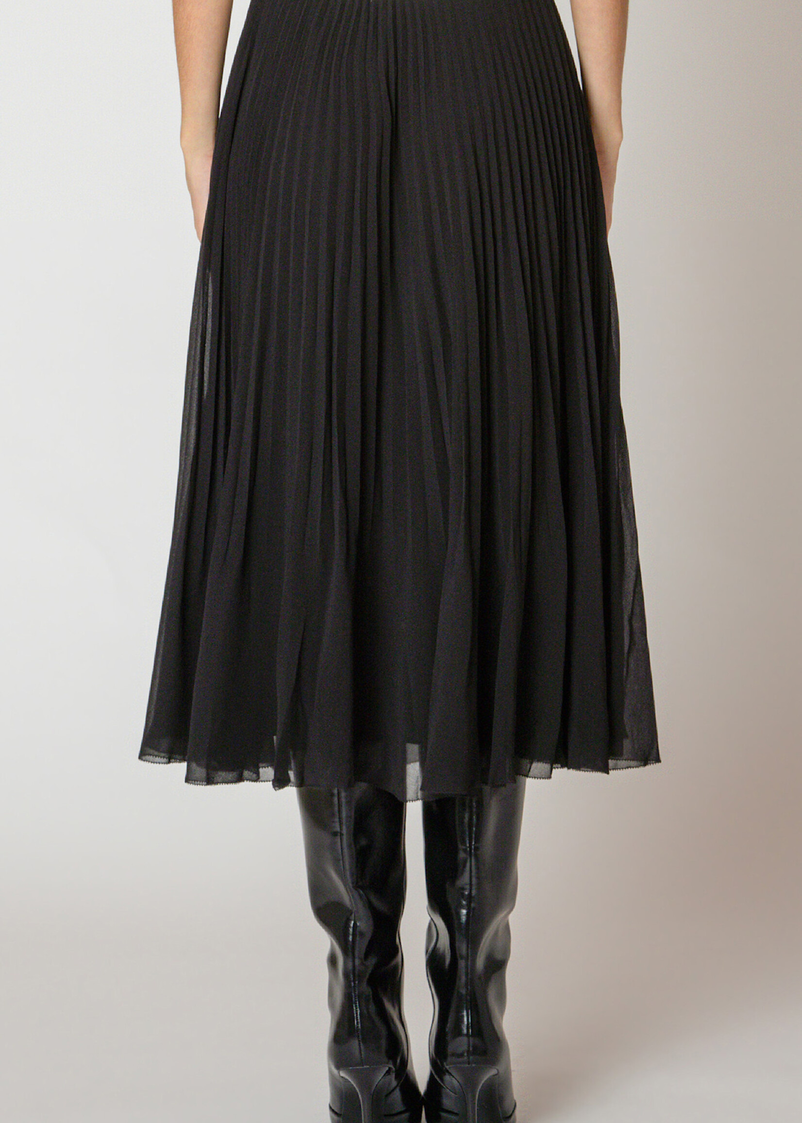 Black Tape Midnight Pleated Skirt