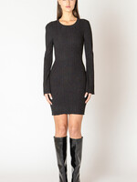 Black Tape Shimmer Sweater Dress