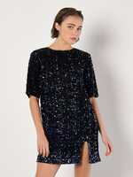 Apricot Disco Ball Dress