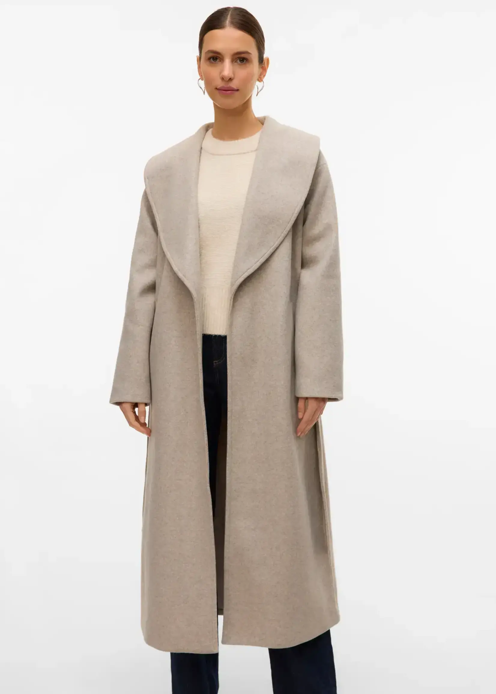 Vero Moda Bergen Tie Long Coat