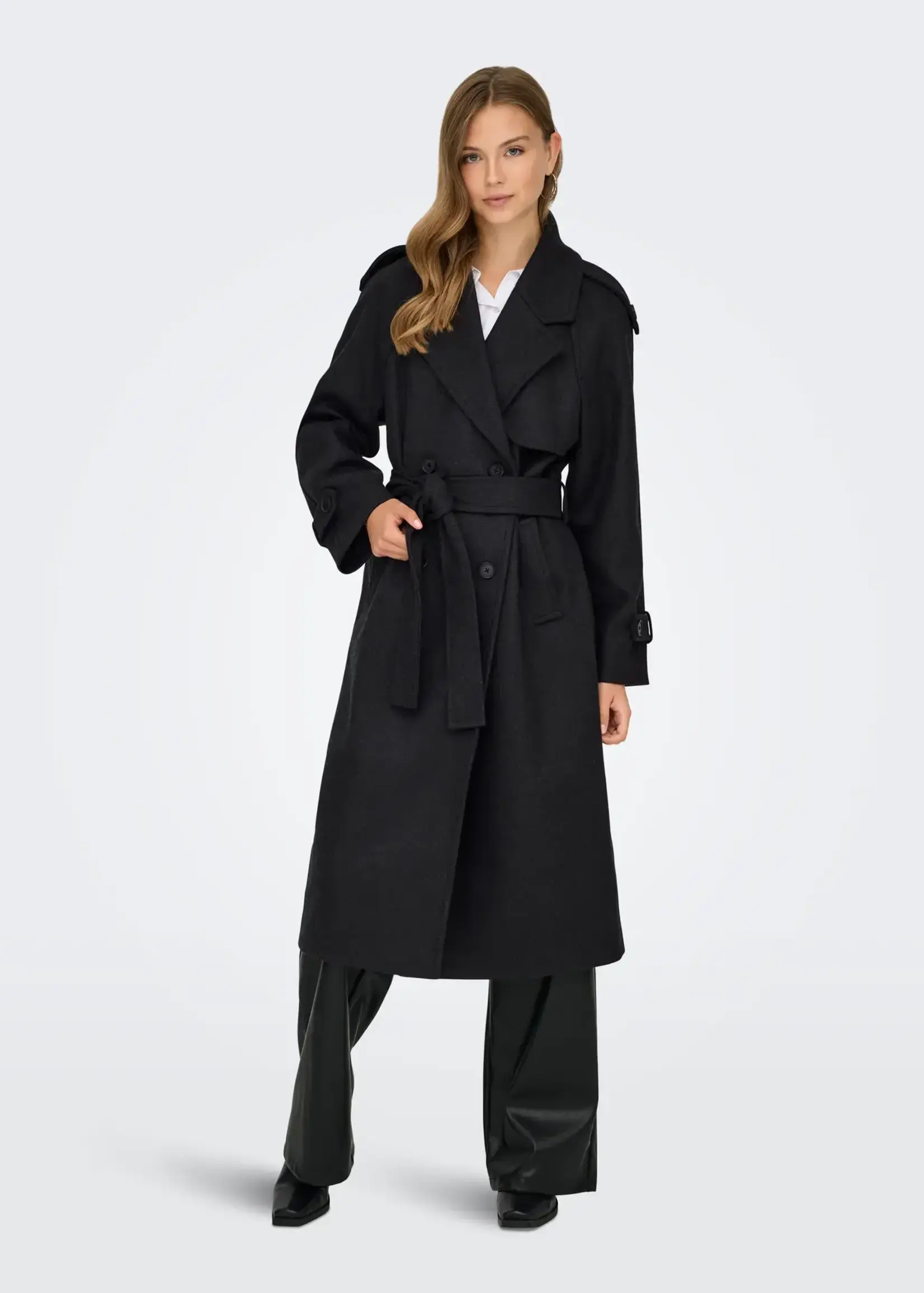 Only Trillion Wool Trench