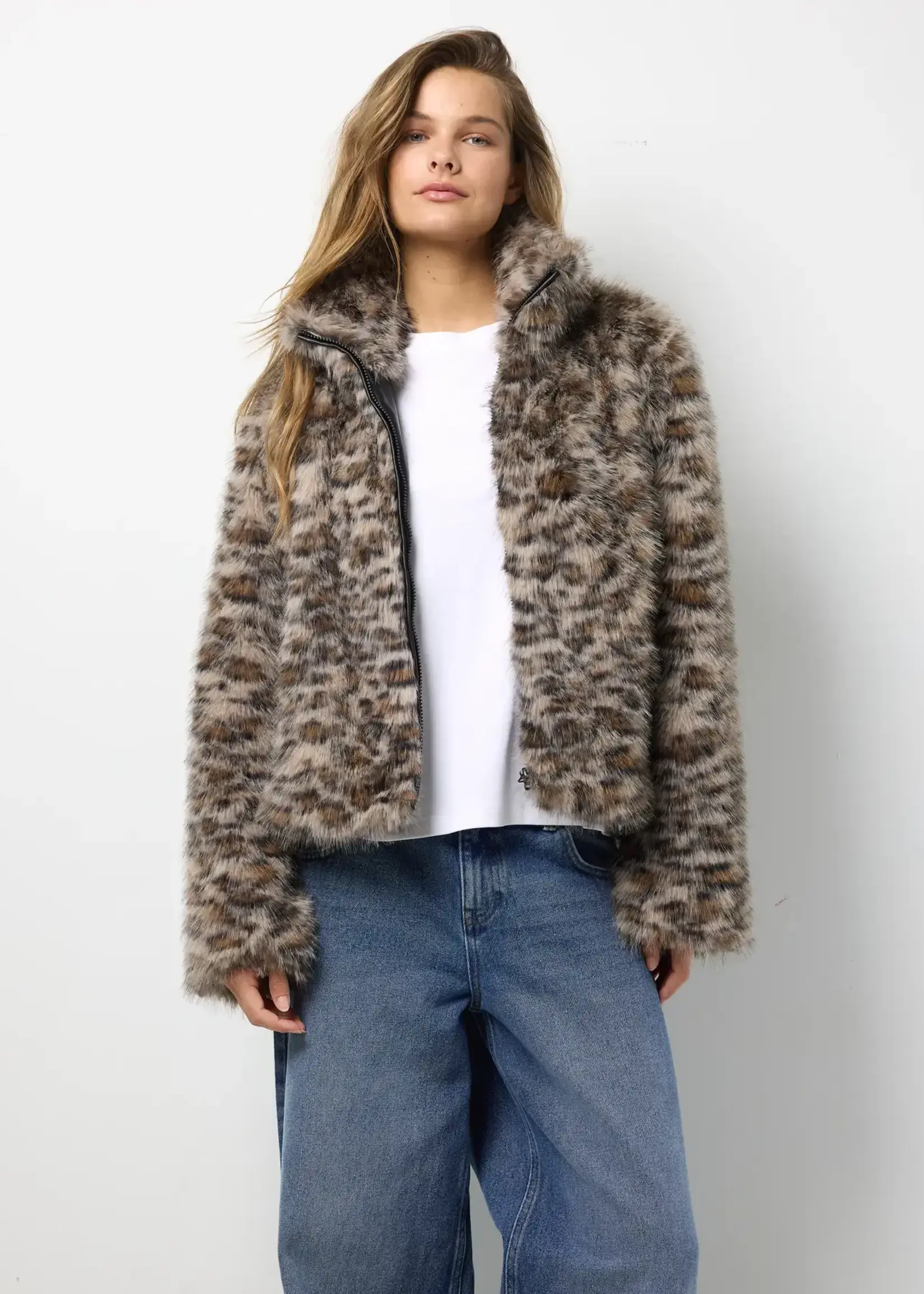Only Jennie Leo Faux Fur