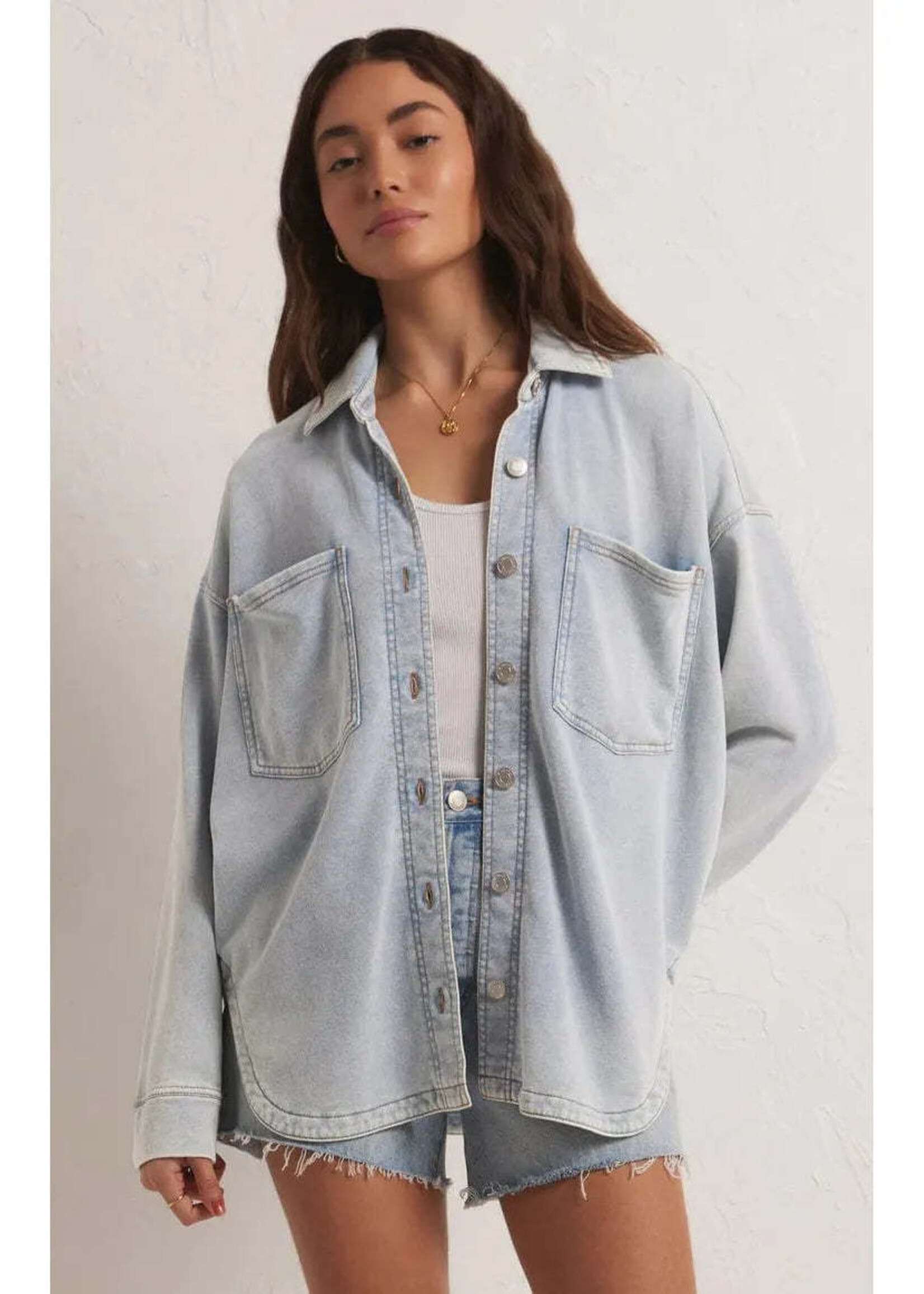 ZSupply All Day Knit Denim Jkt