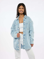 Only Alva Bleach Shacket