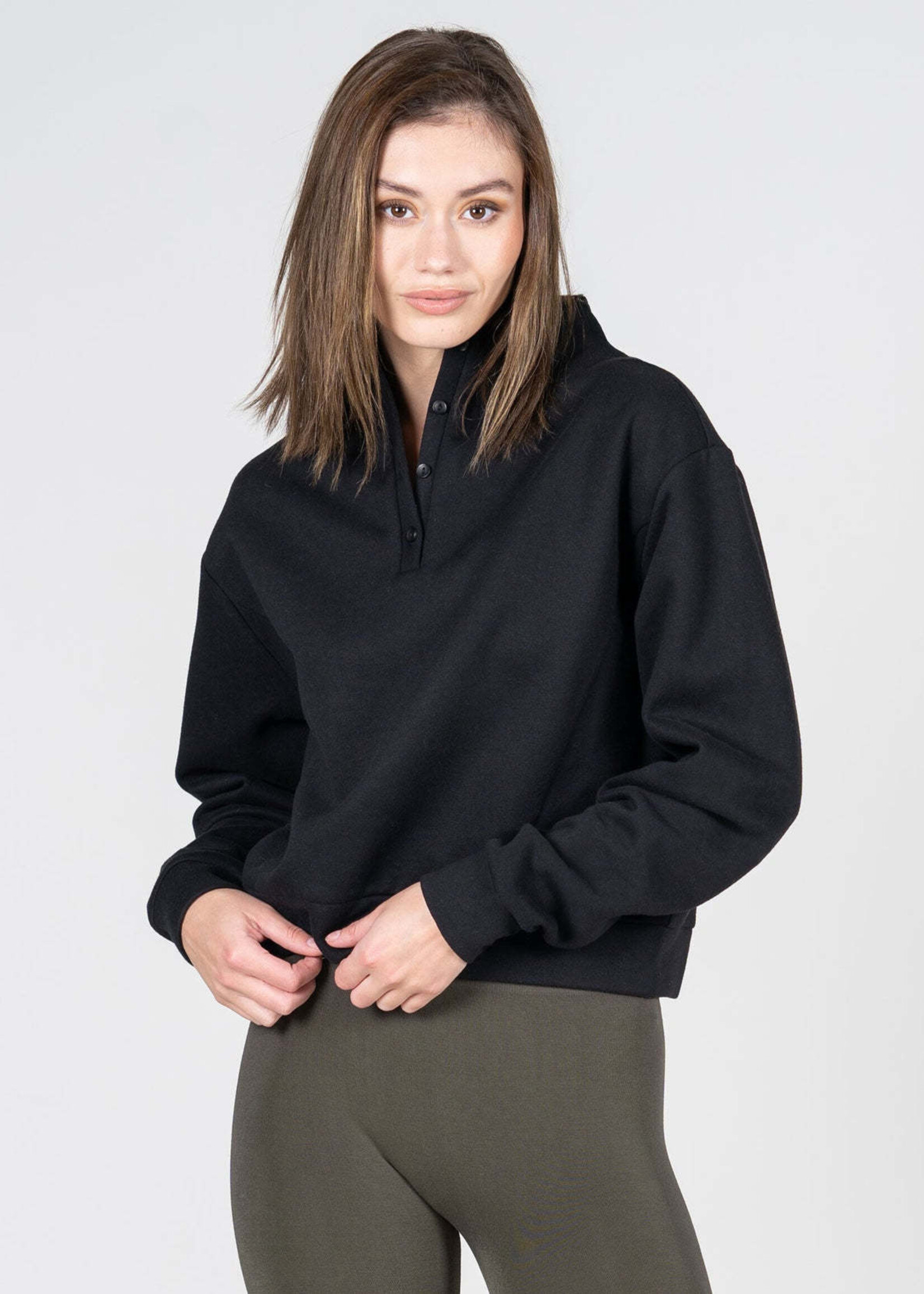 Funnel Neck Sweat Top