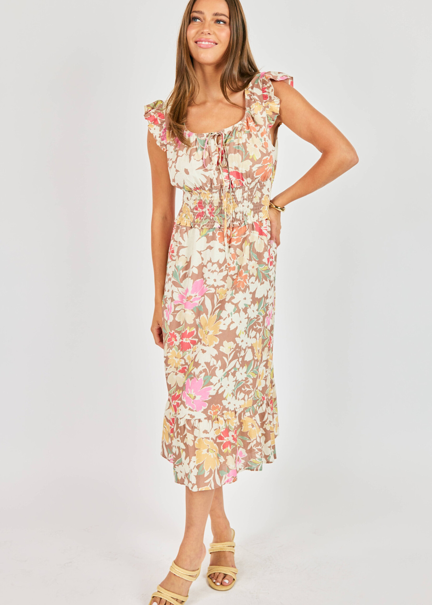 Sadie & Sage Floral Dunnes Dress