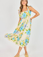 Sadie & Sage Fresh Cut Smocked Floral Dress