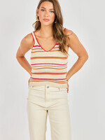 Sadie & Sage 70S Stripe Sweater Tank