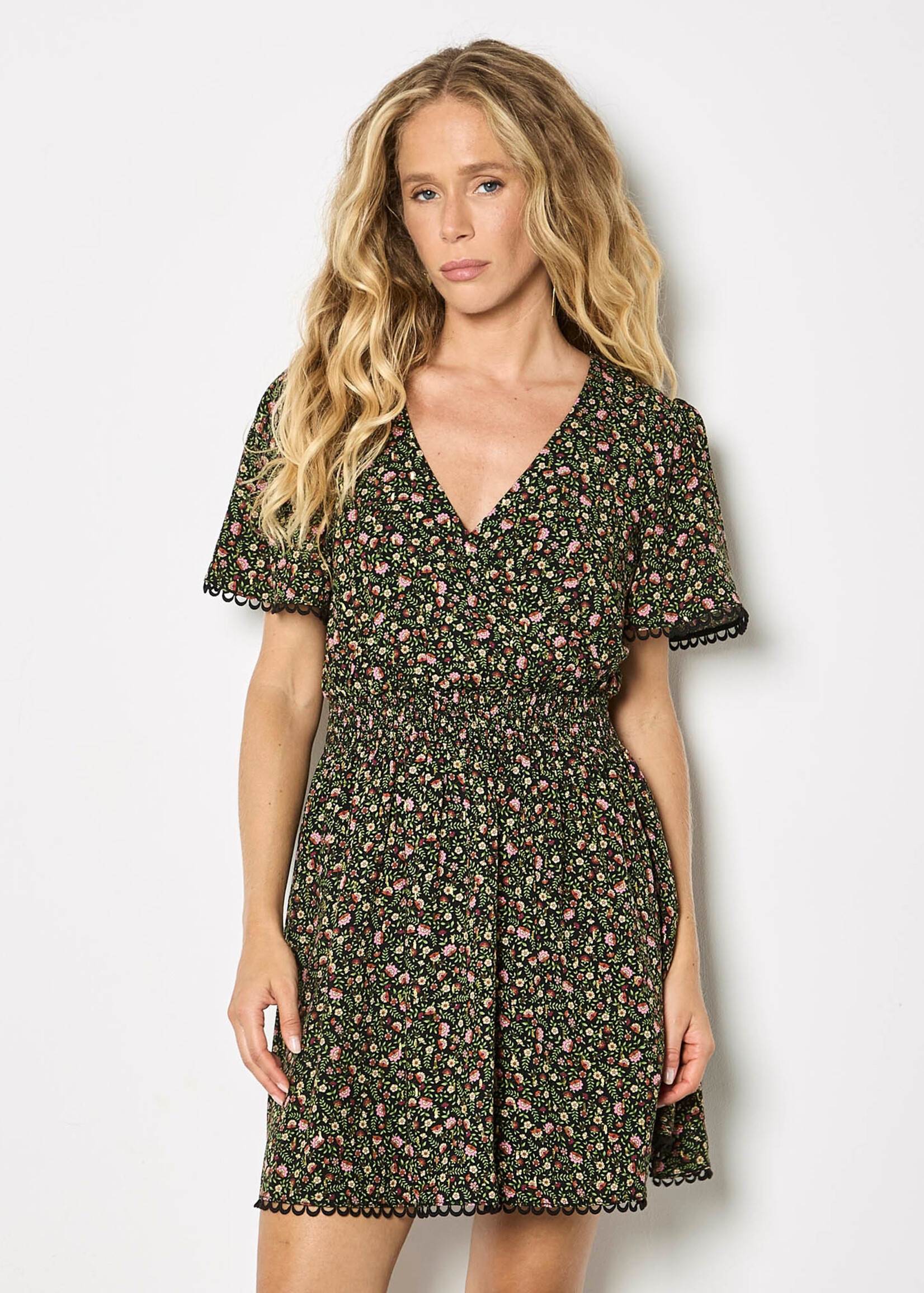 Apricot Jenny Floral SS Dress