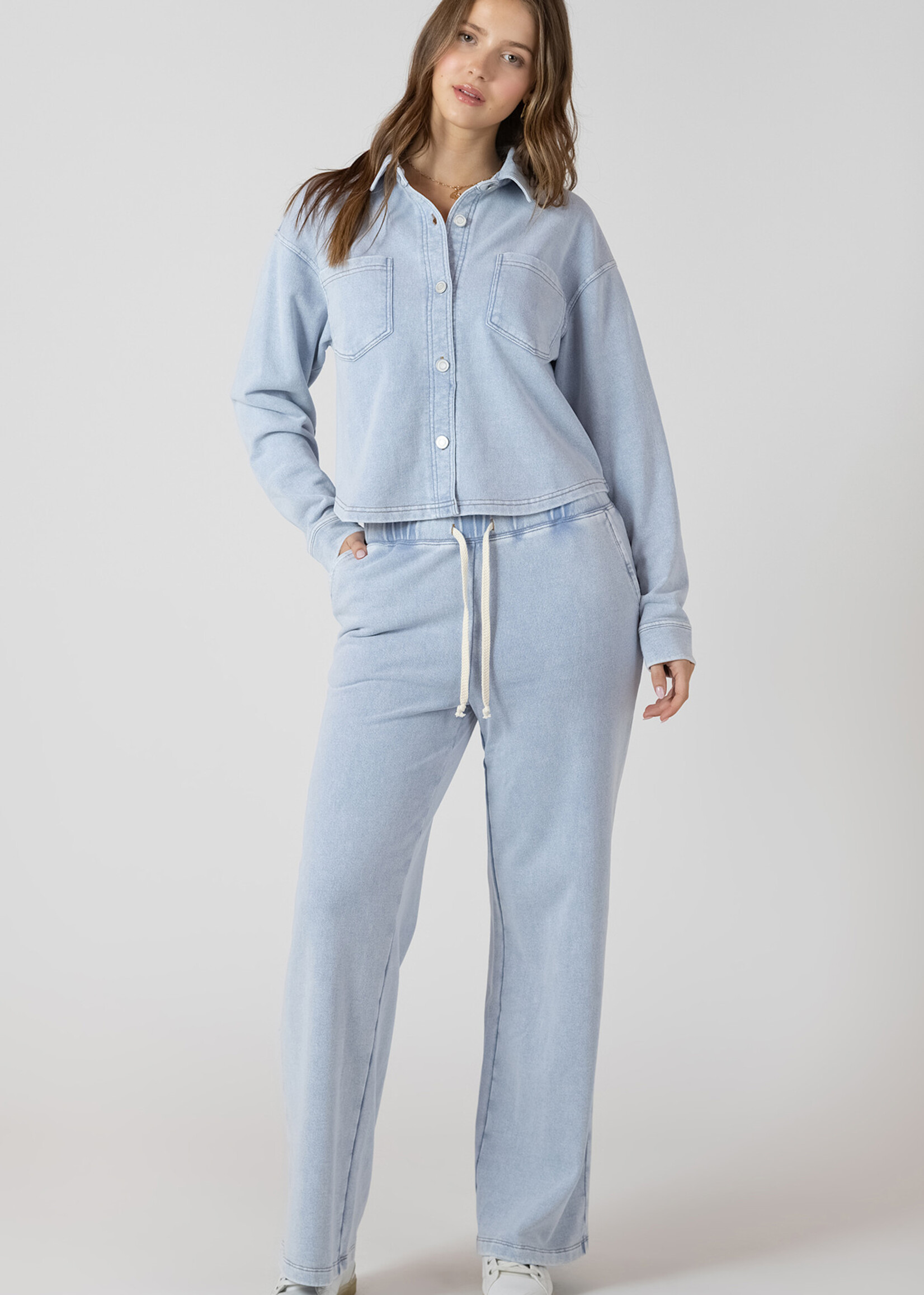 Dex Faux Denim Lounger