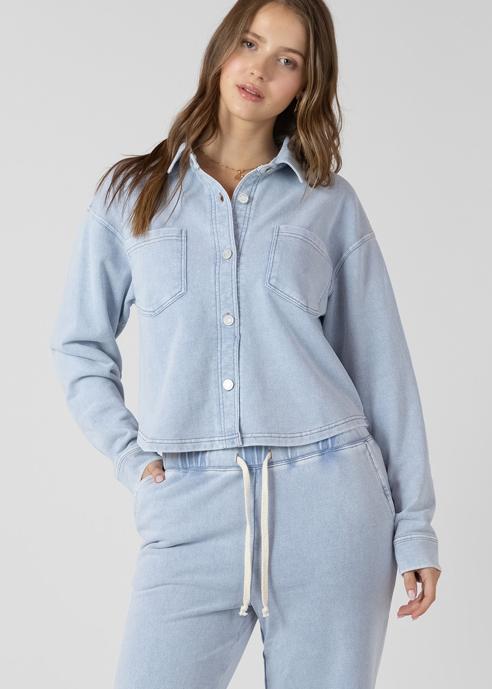 Dex Faux Denim Jogger Jkt