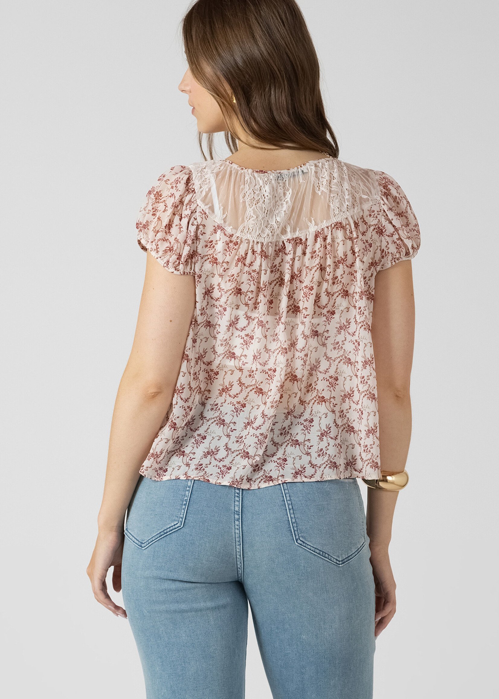 Dex Country Floral Blouse