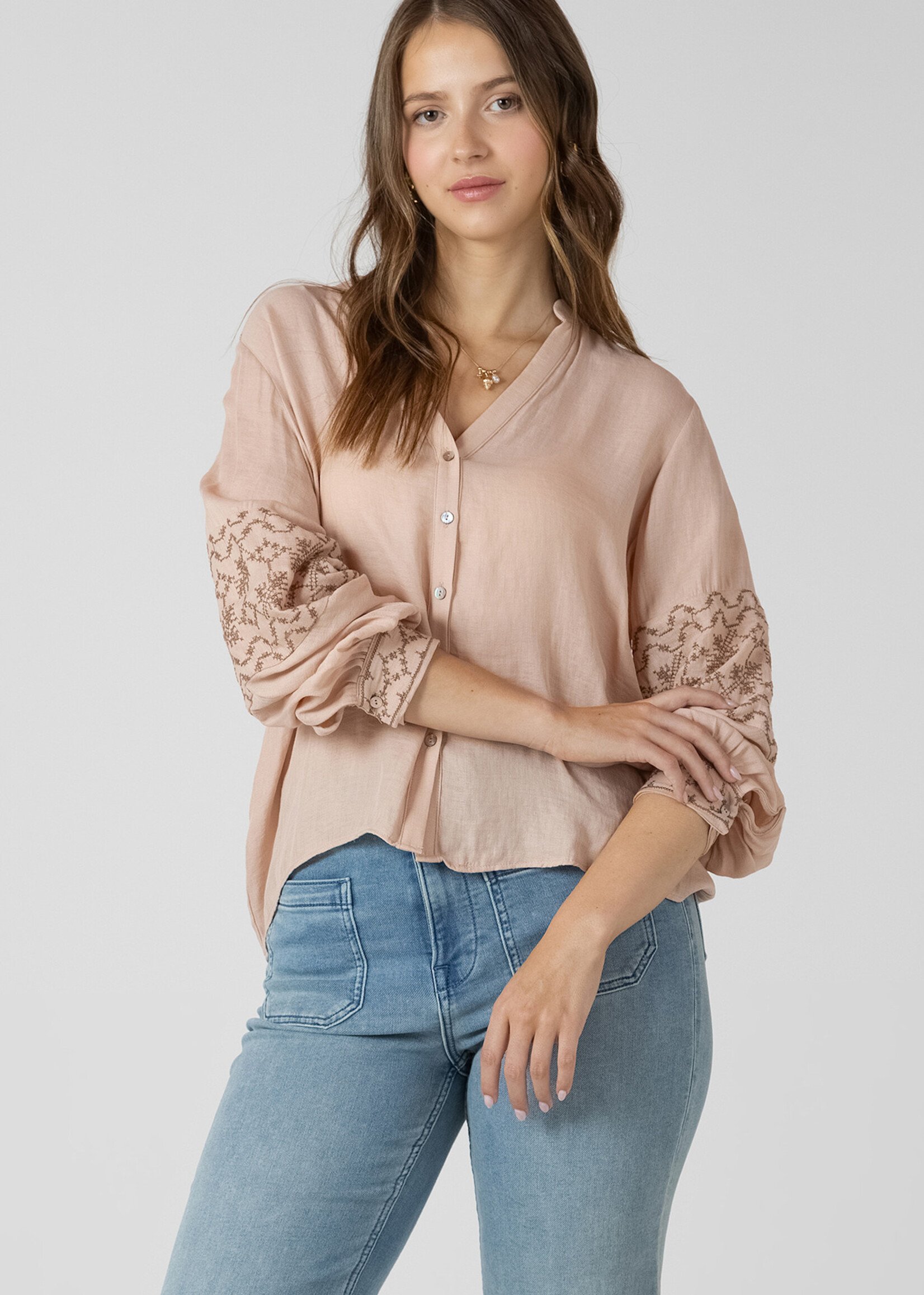 Dex Rose Gypsy Blouse
