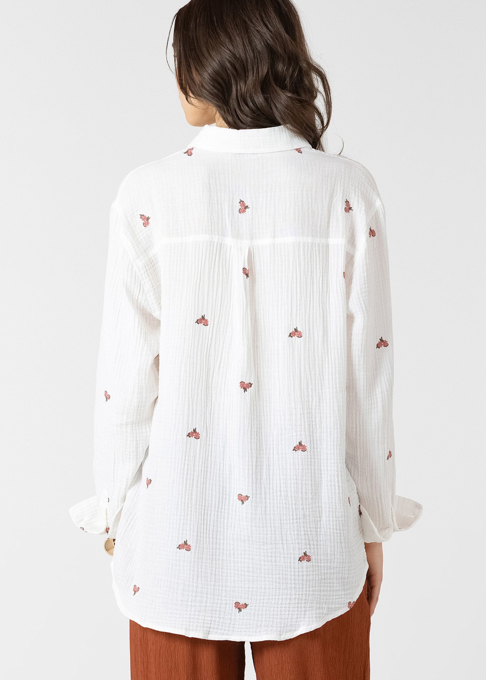 Dex Crinkle Bouquet Blouse