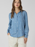Dex Embrdrd Chambray Shirt