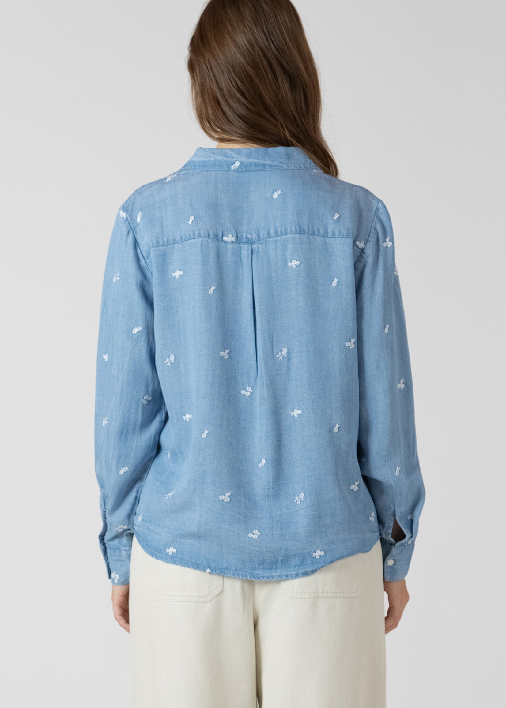 Dex Embrdrd Chambray Shirt