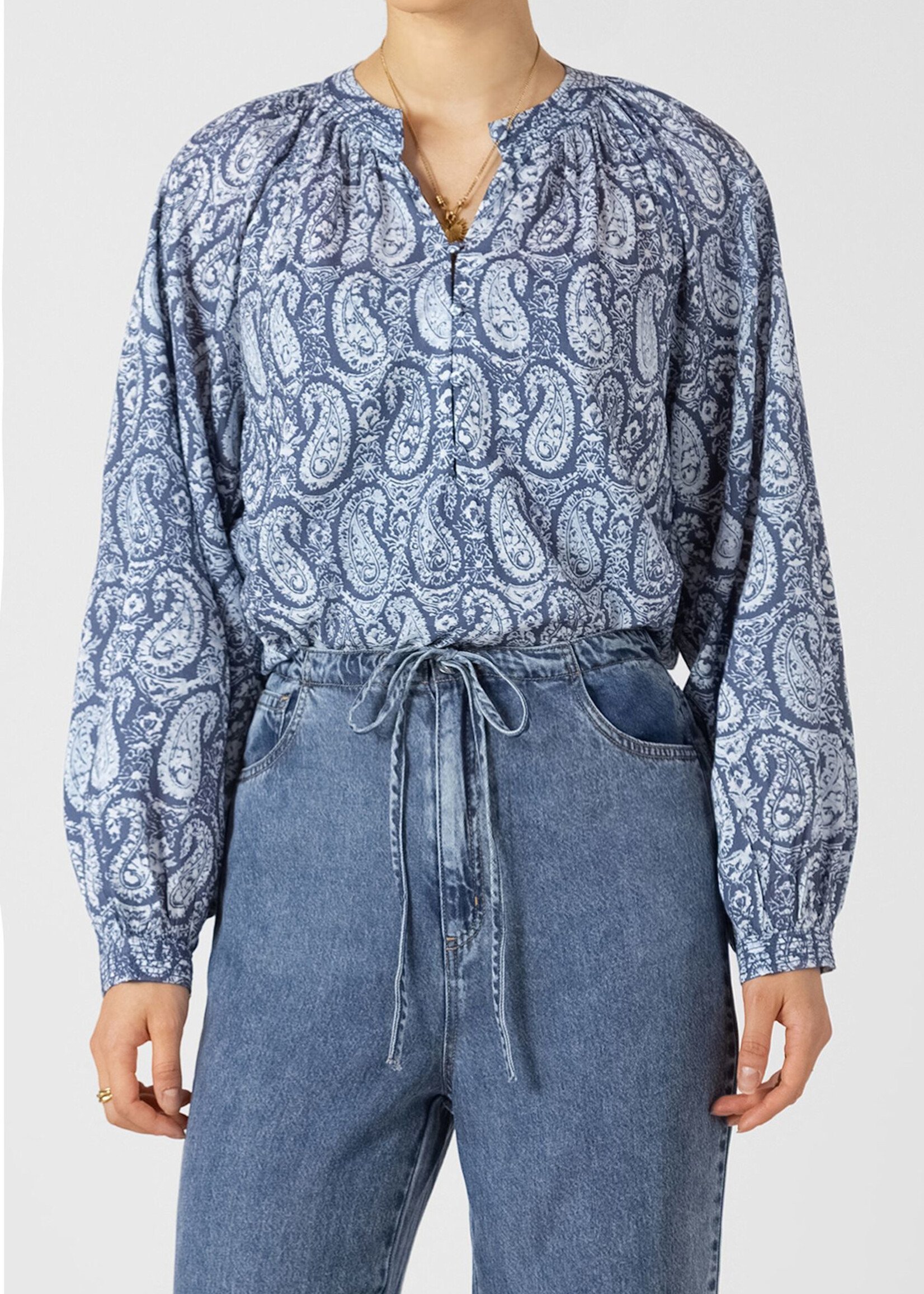 Dex Paisley Concert Blouse