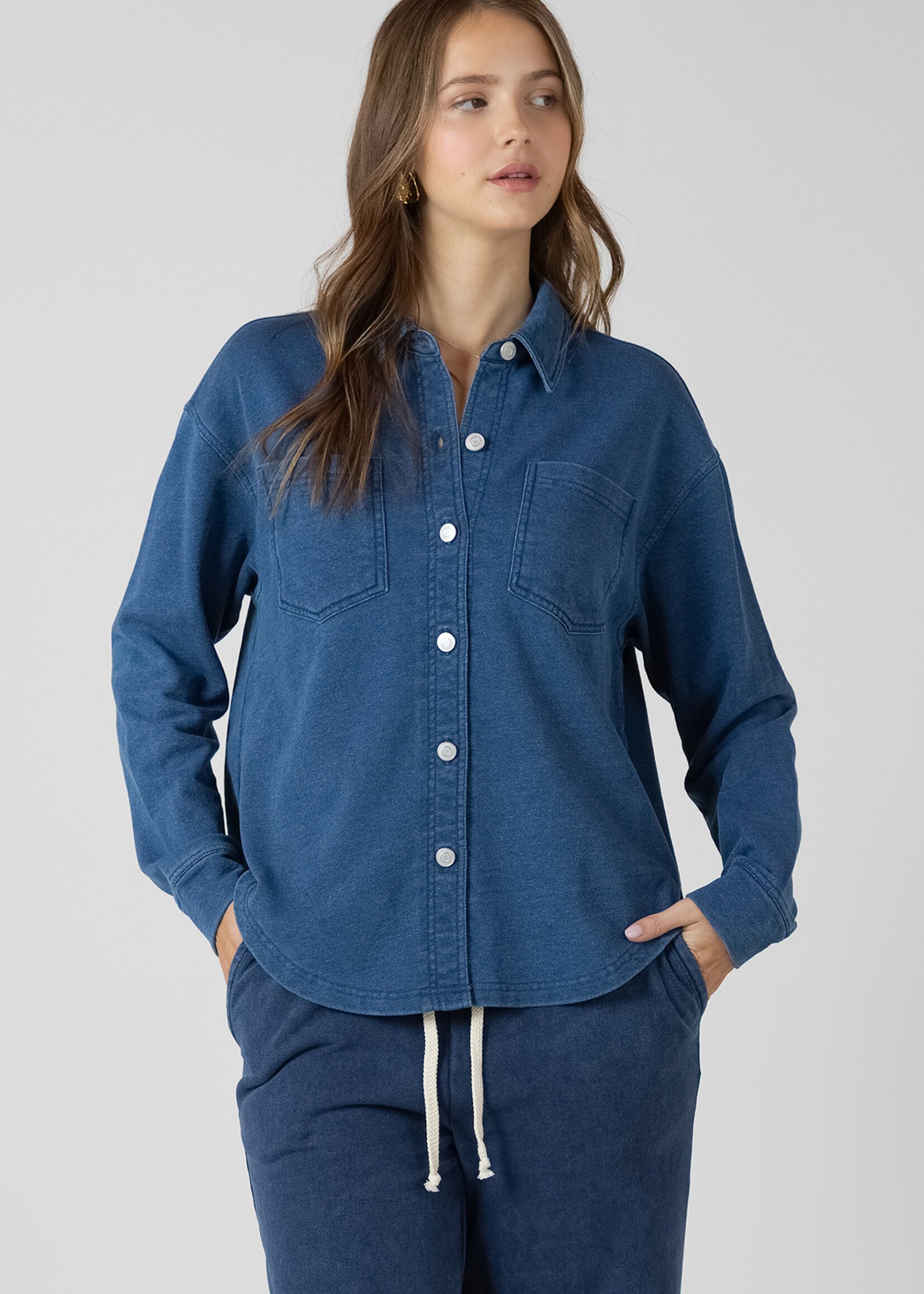 Dex Faux Jogger Shacket