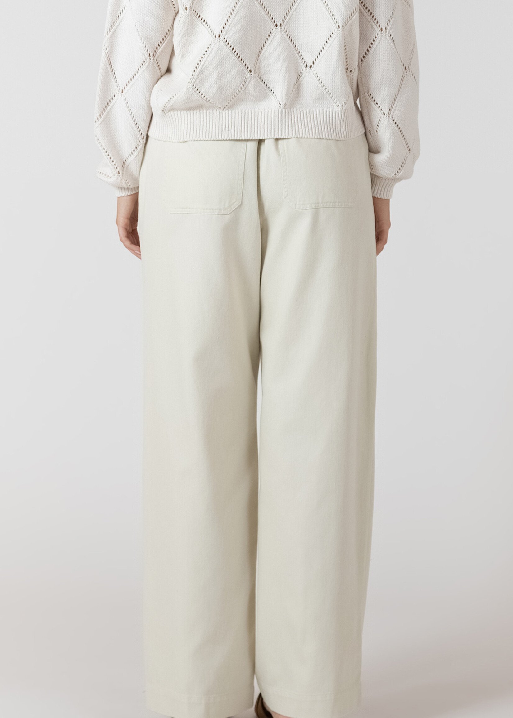 Dex Wide Leg Denim Pull On Pant