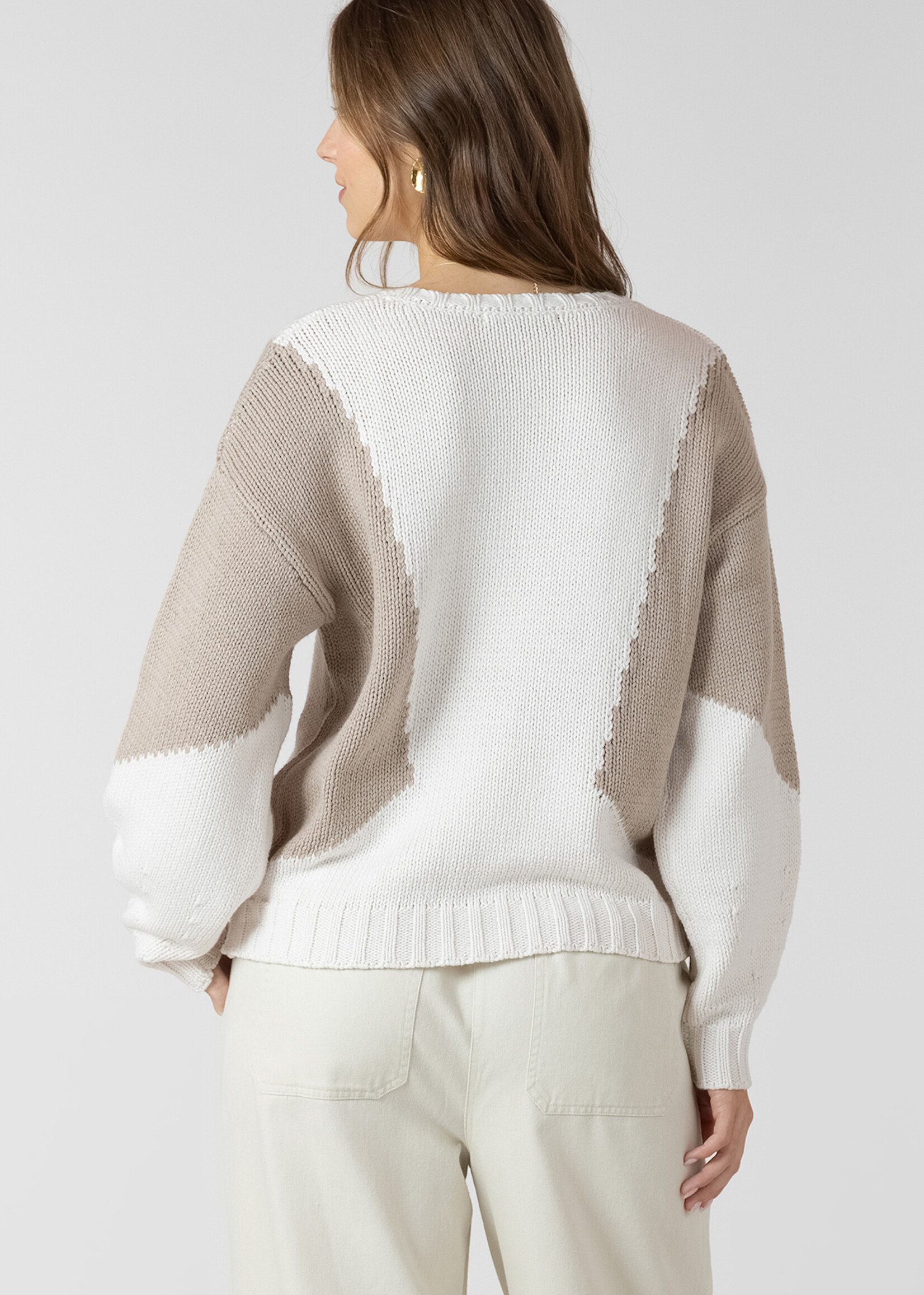 Colour Block Travel Sweater