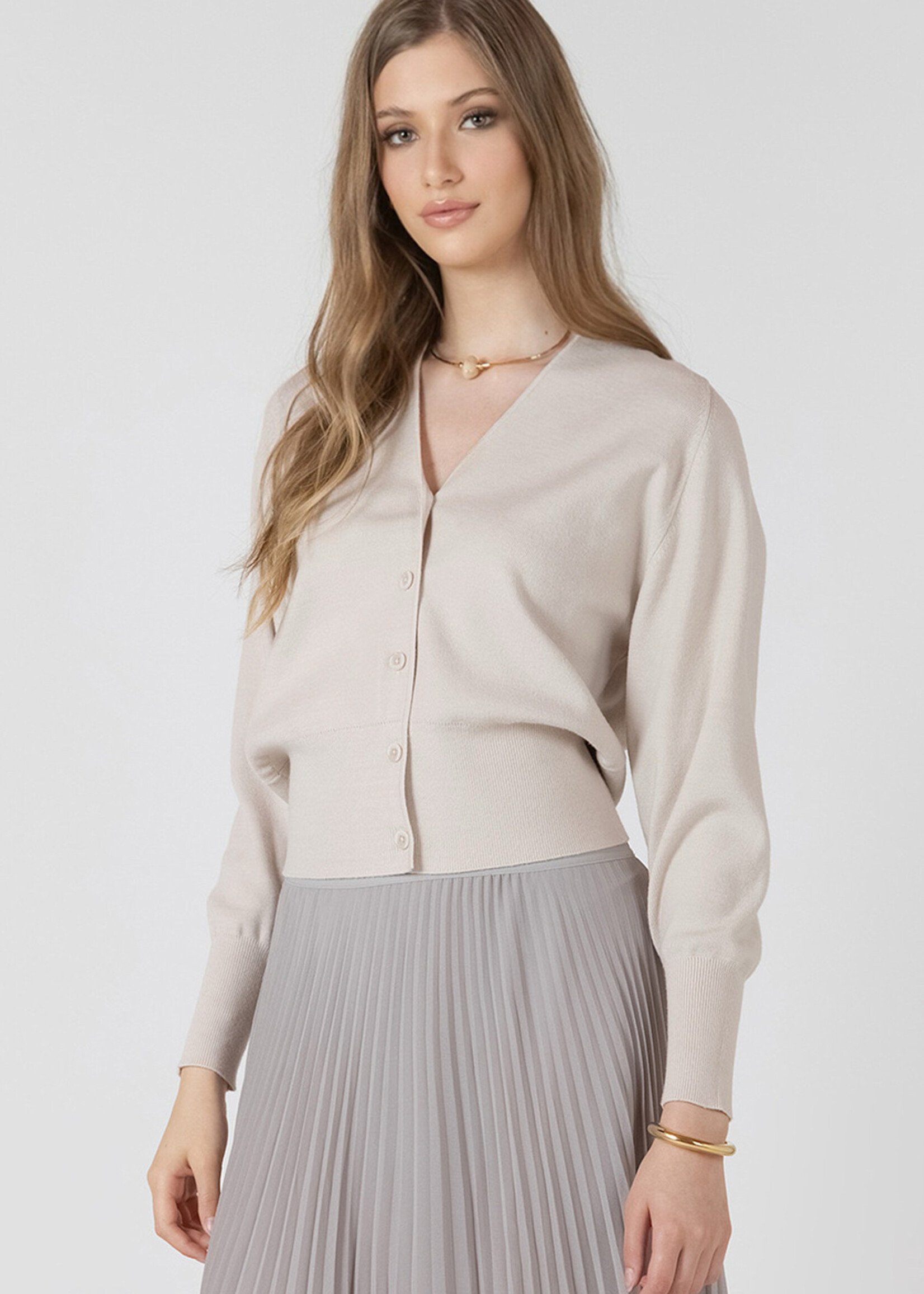 Black Tape Classic Front Cardigan