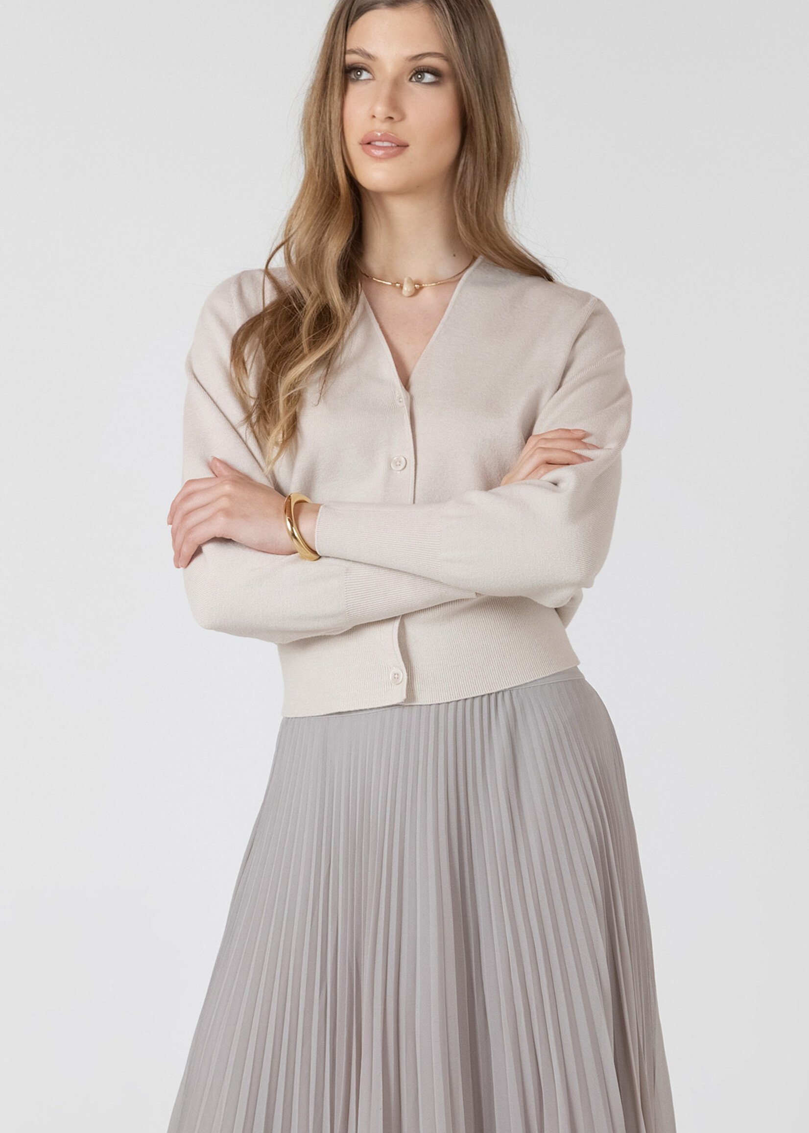 Black Tape Classic Front Cardigan