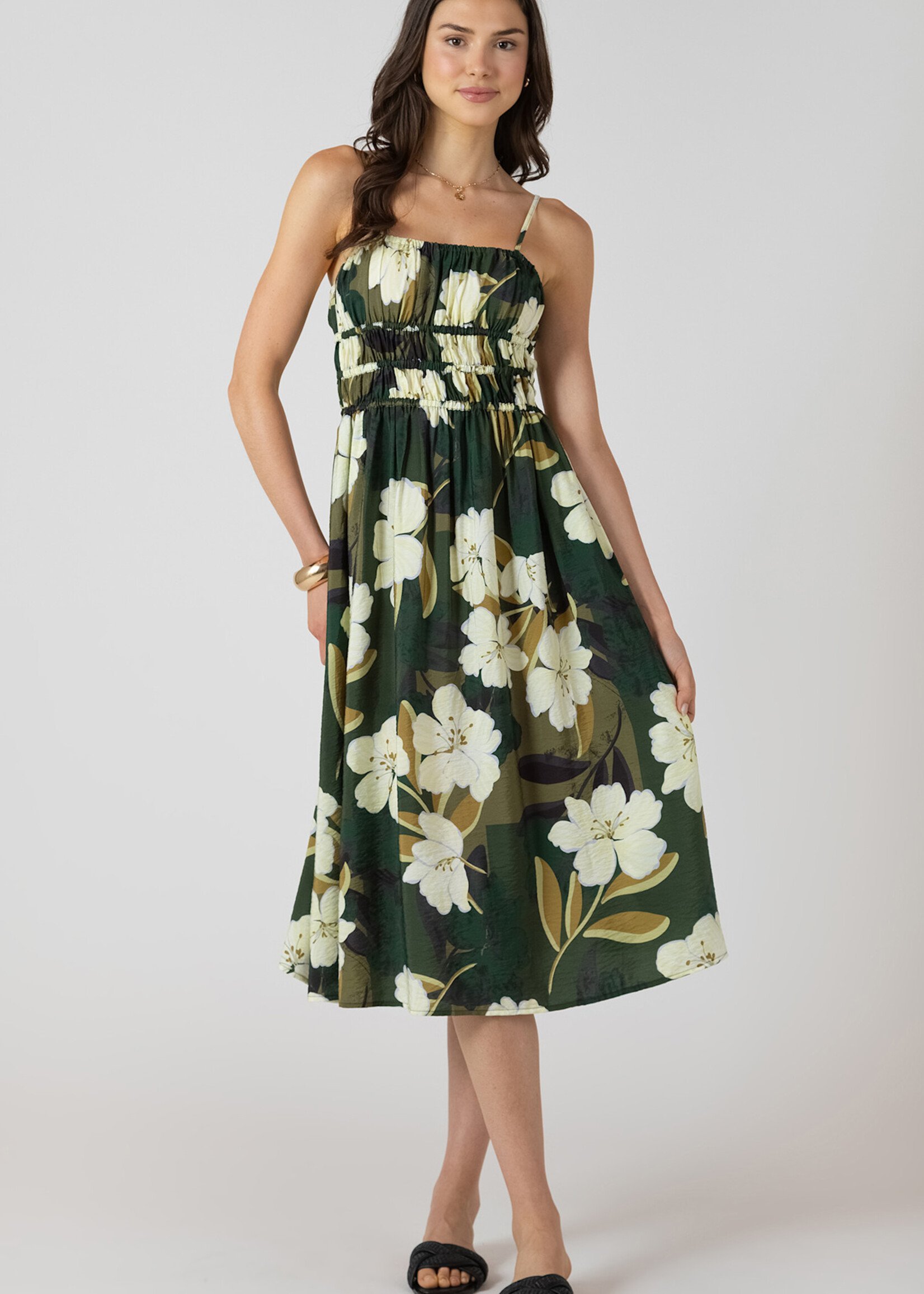 Dex Palm Blossom Dress