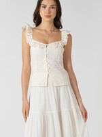 Dex Delicate Eyelet Tank