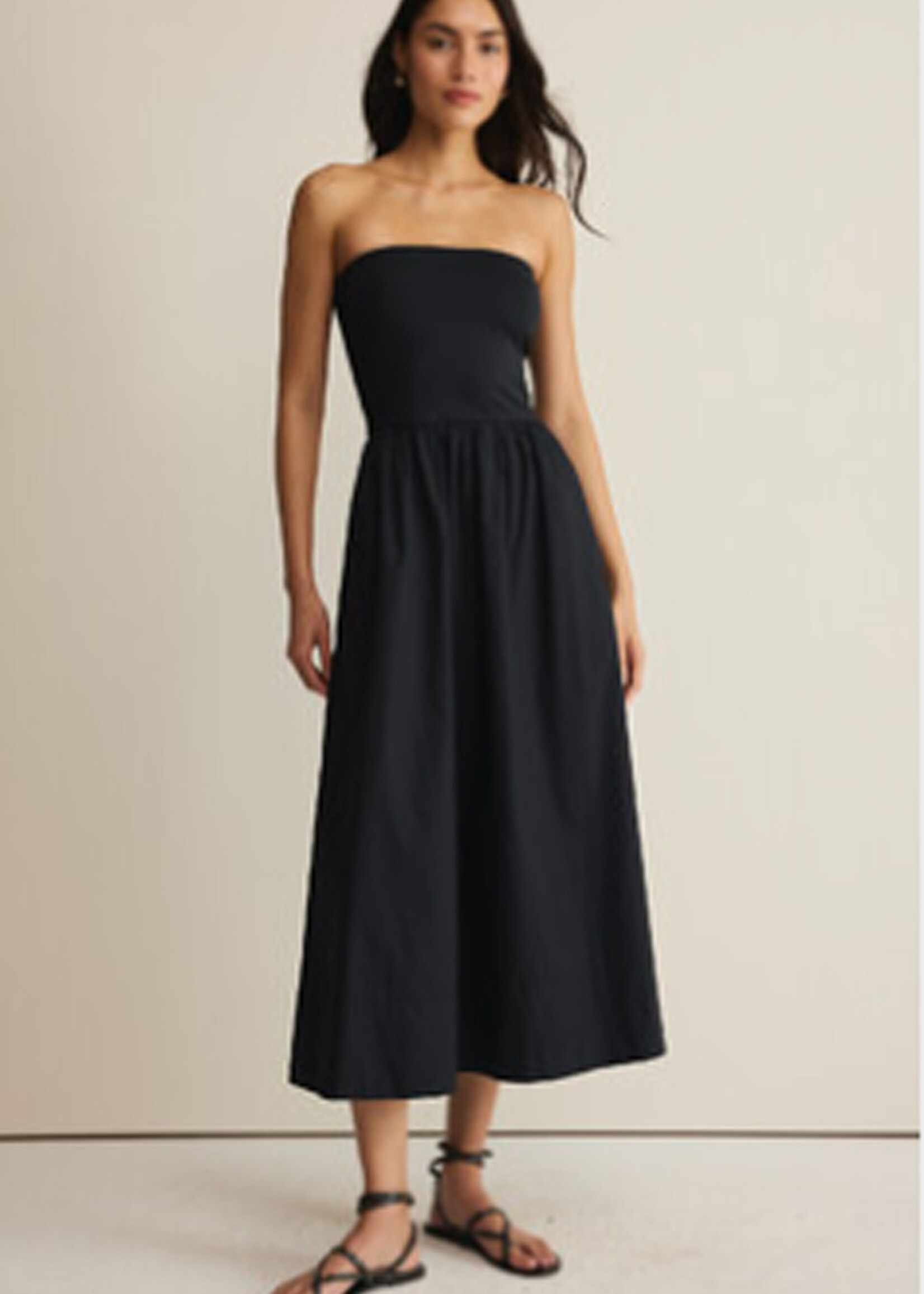 ZSupply Sunsought Strapless Midi Dress
