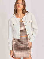 Sadie & Sage The Heirloom White Jacket