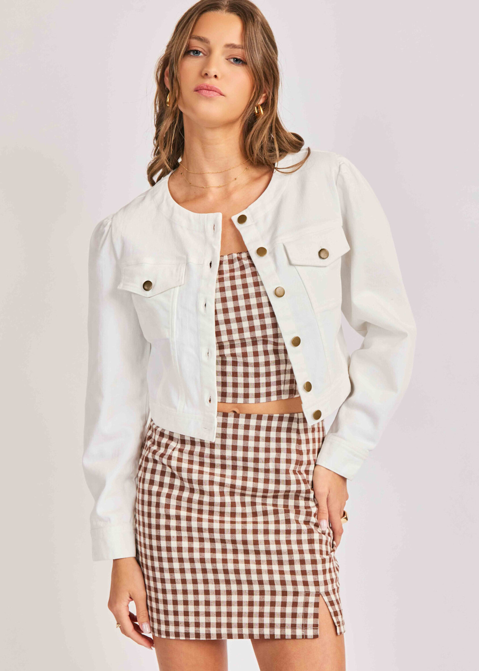 Sadie & Sage The Heirloom White Jacket