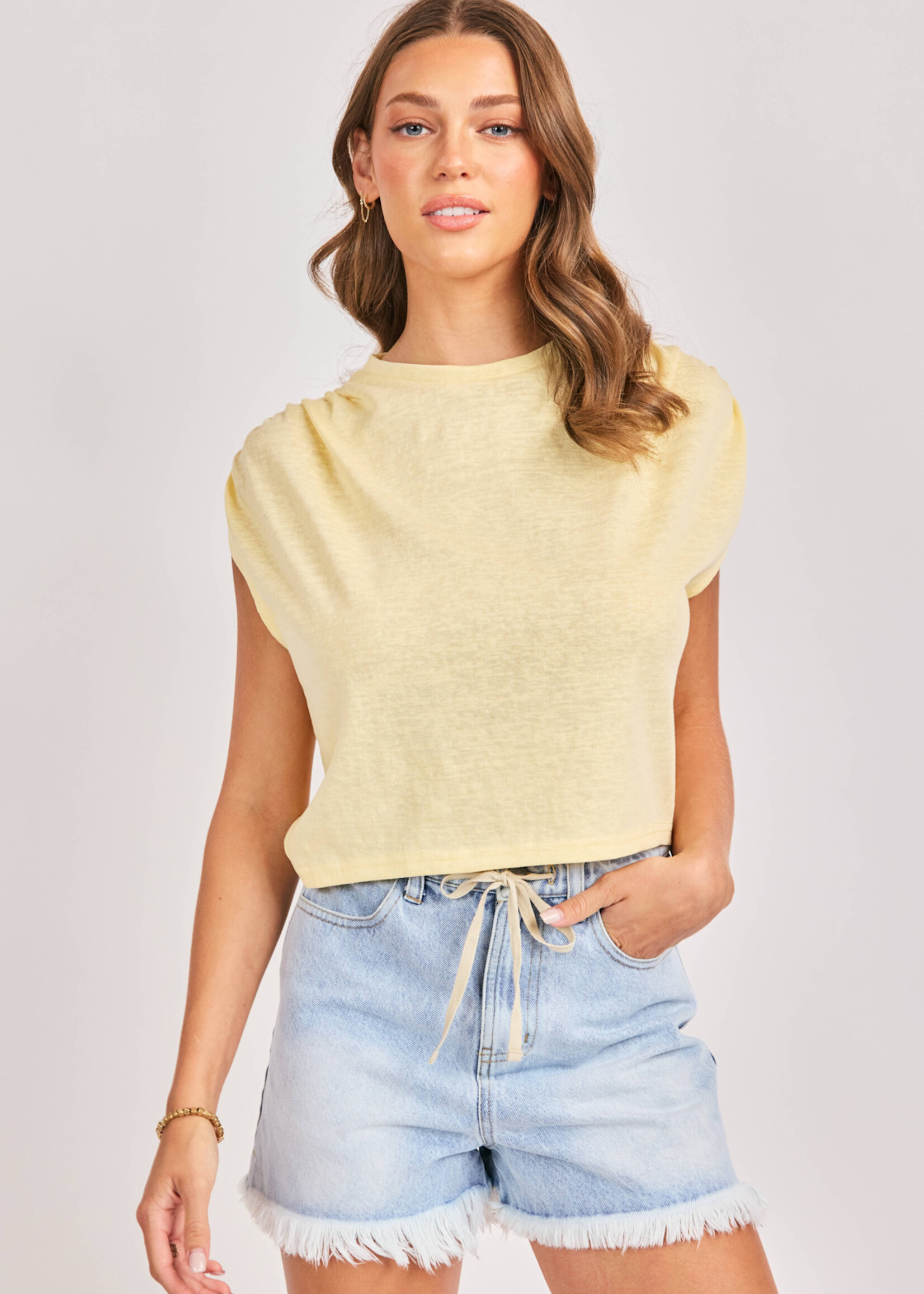 Sadie & Sage Yellow Sweet Tee