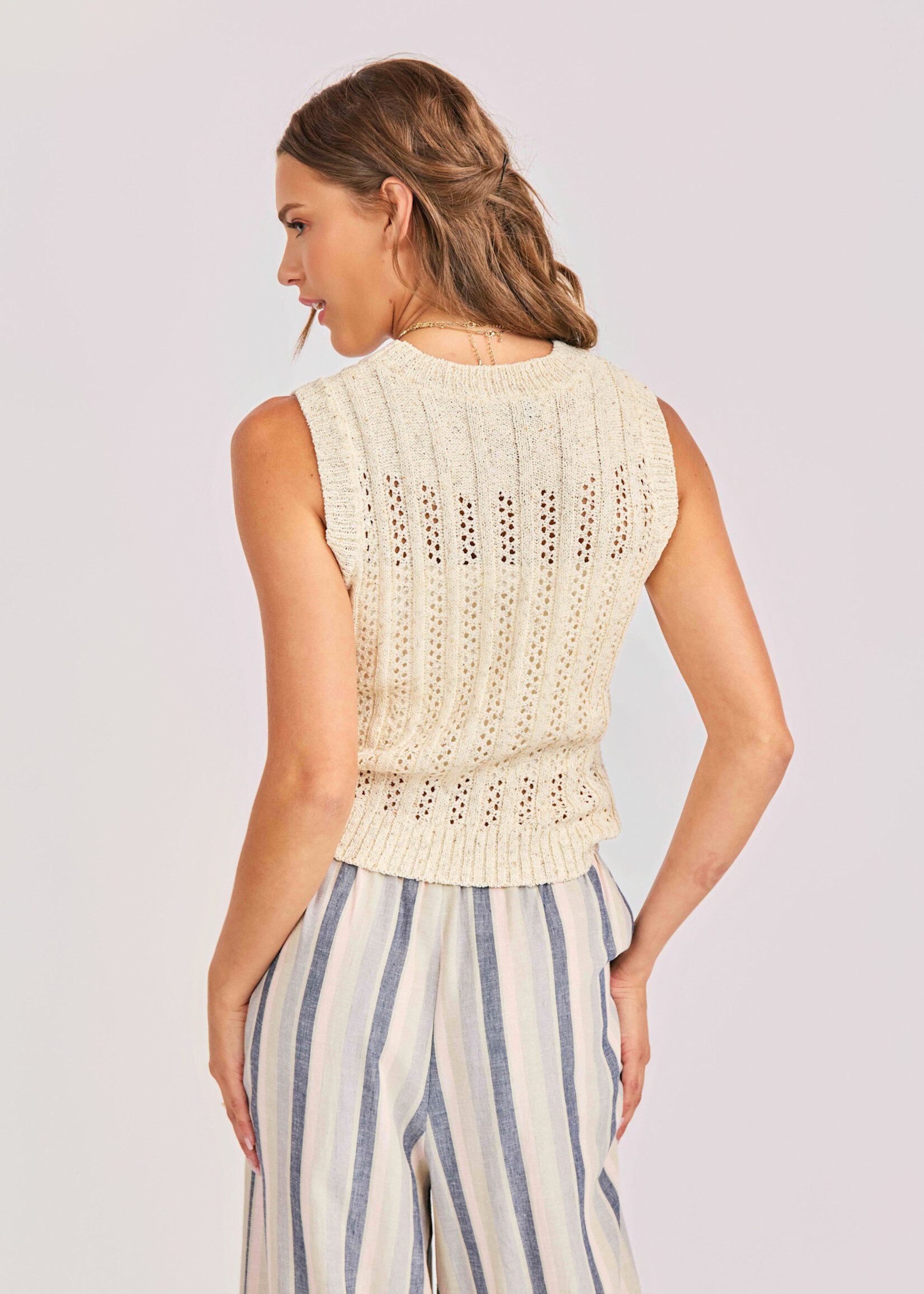 Sadie & Sage Montana Open Knit Sweater