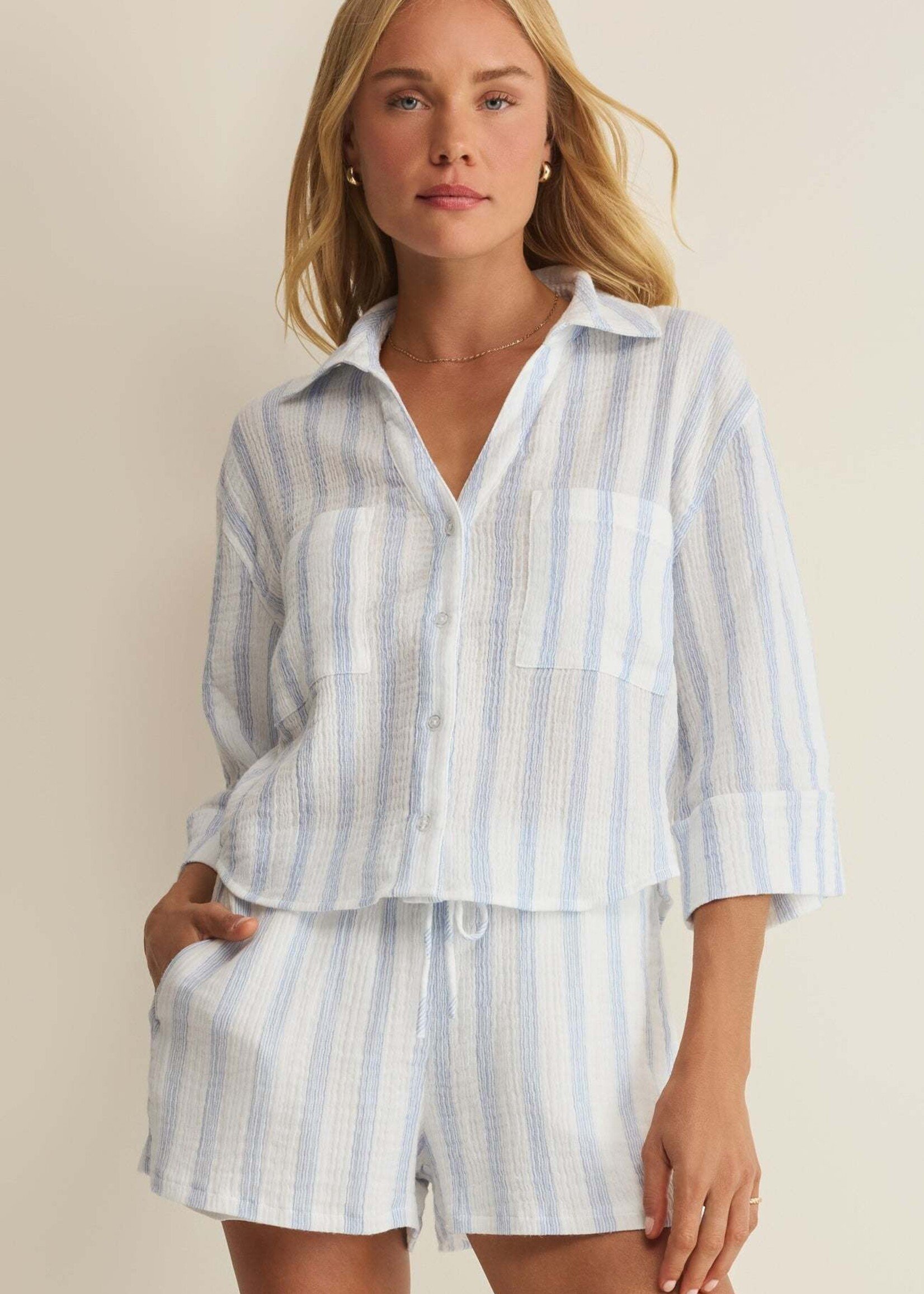 ZSupply The Driftwood Cotton Stripe