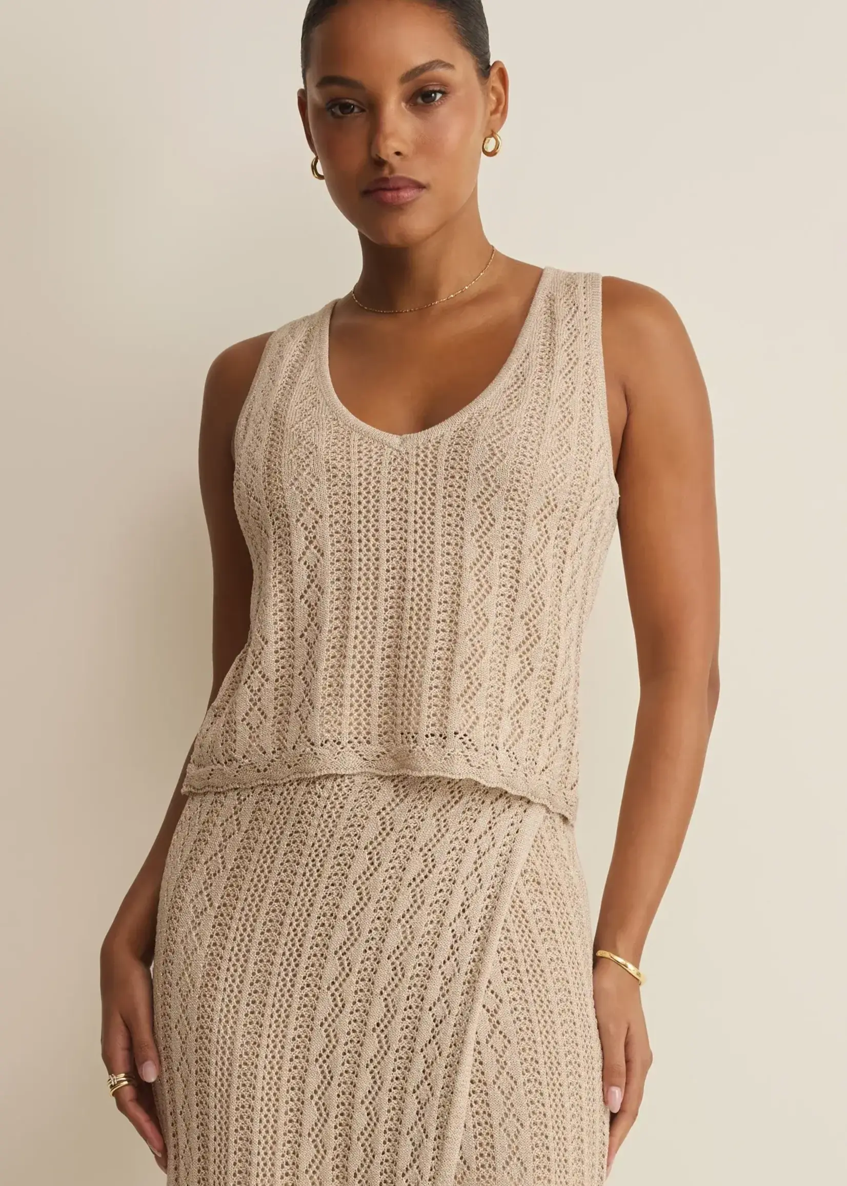 ZSupply Glimmer Pointelle Tank
