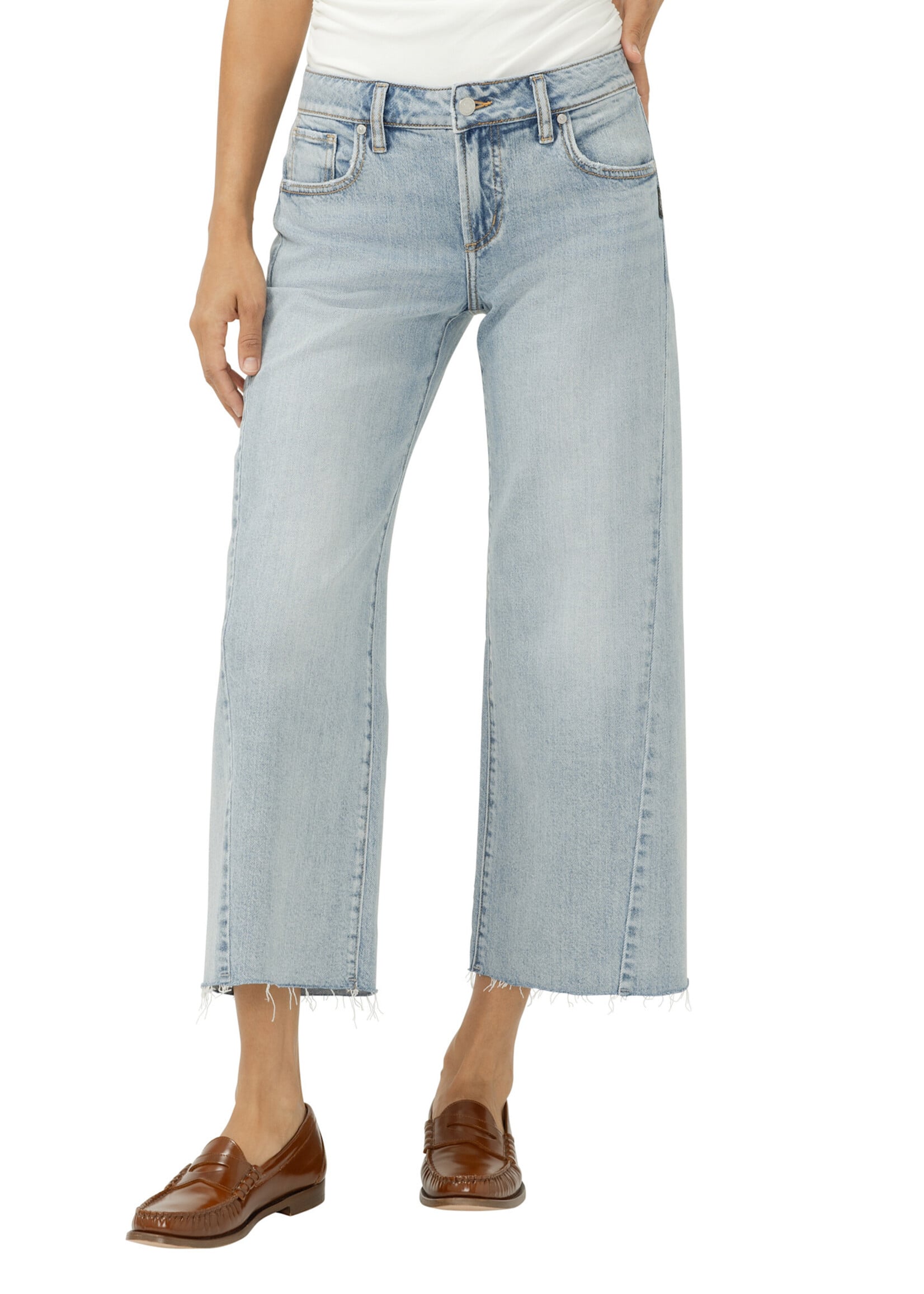 Silver Jeans Suki Wide Leg Crop