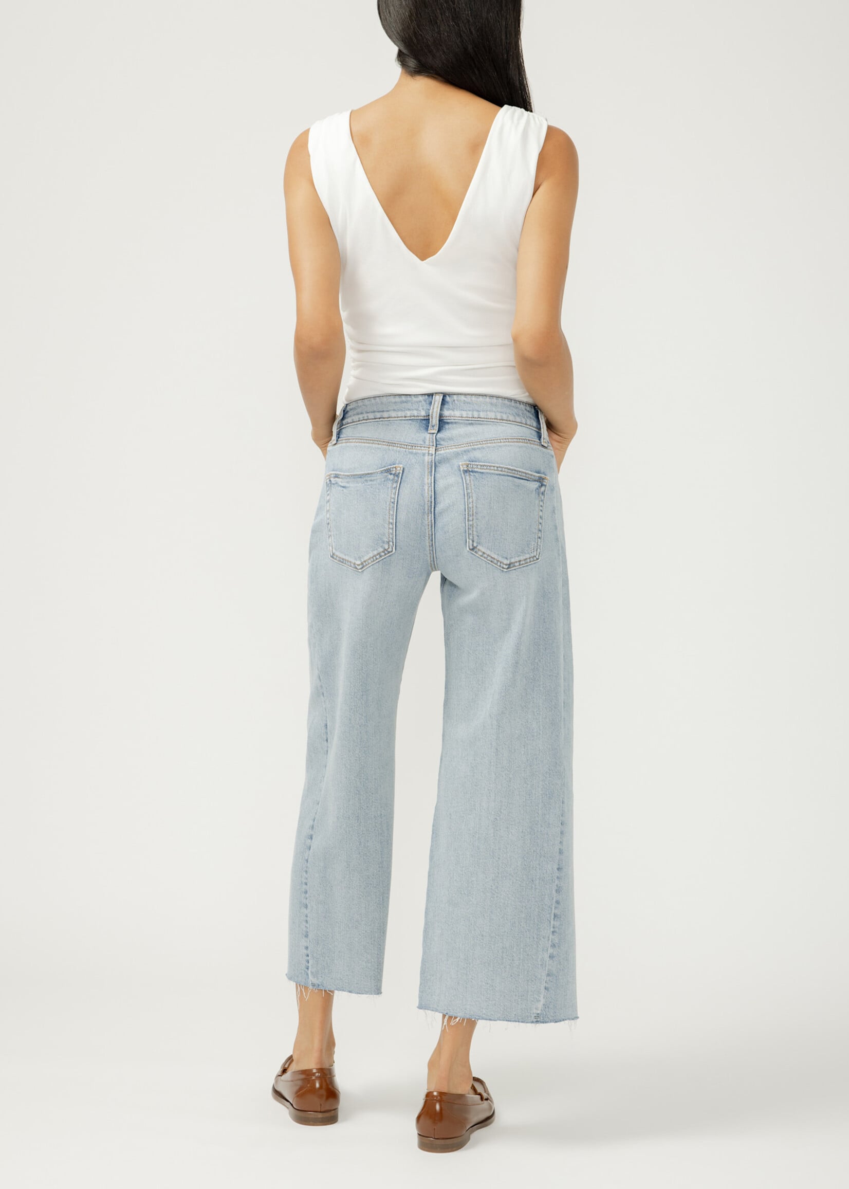 Silver Jeans Suki Wide Leg Crop