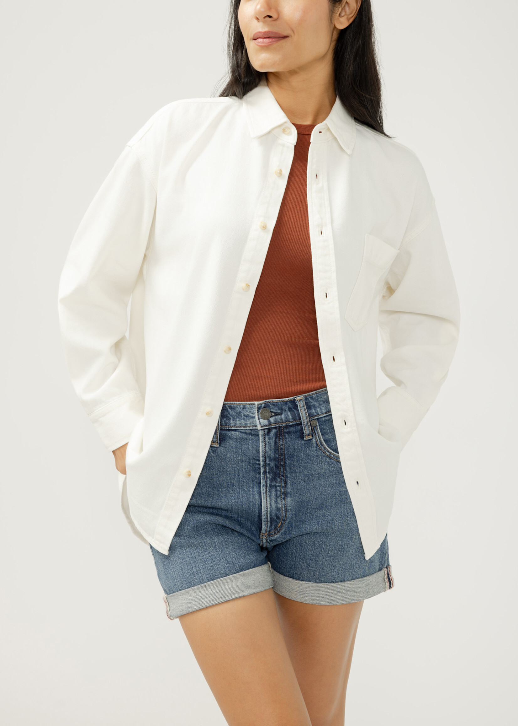 Silver Jeans Beach Shirt