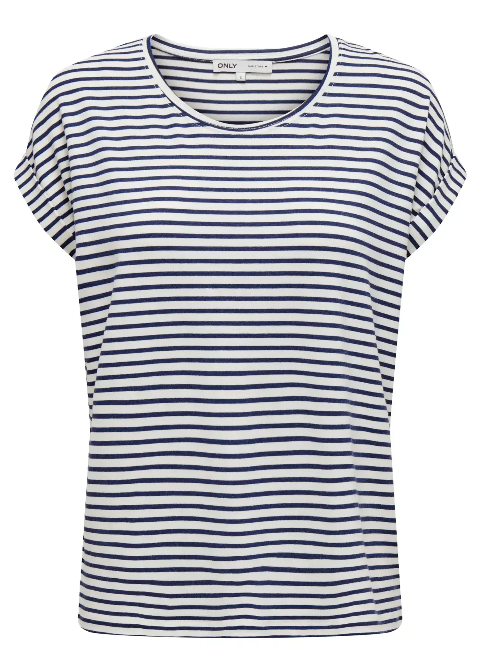 Only Rolled Sleeve Tee