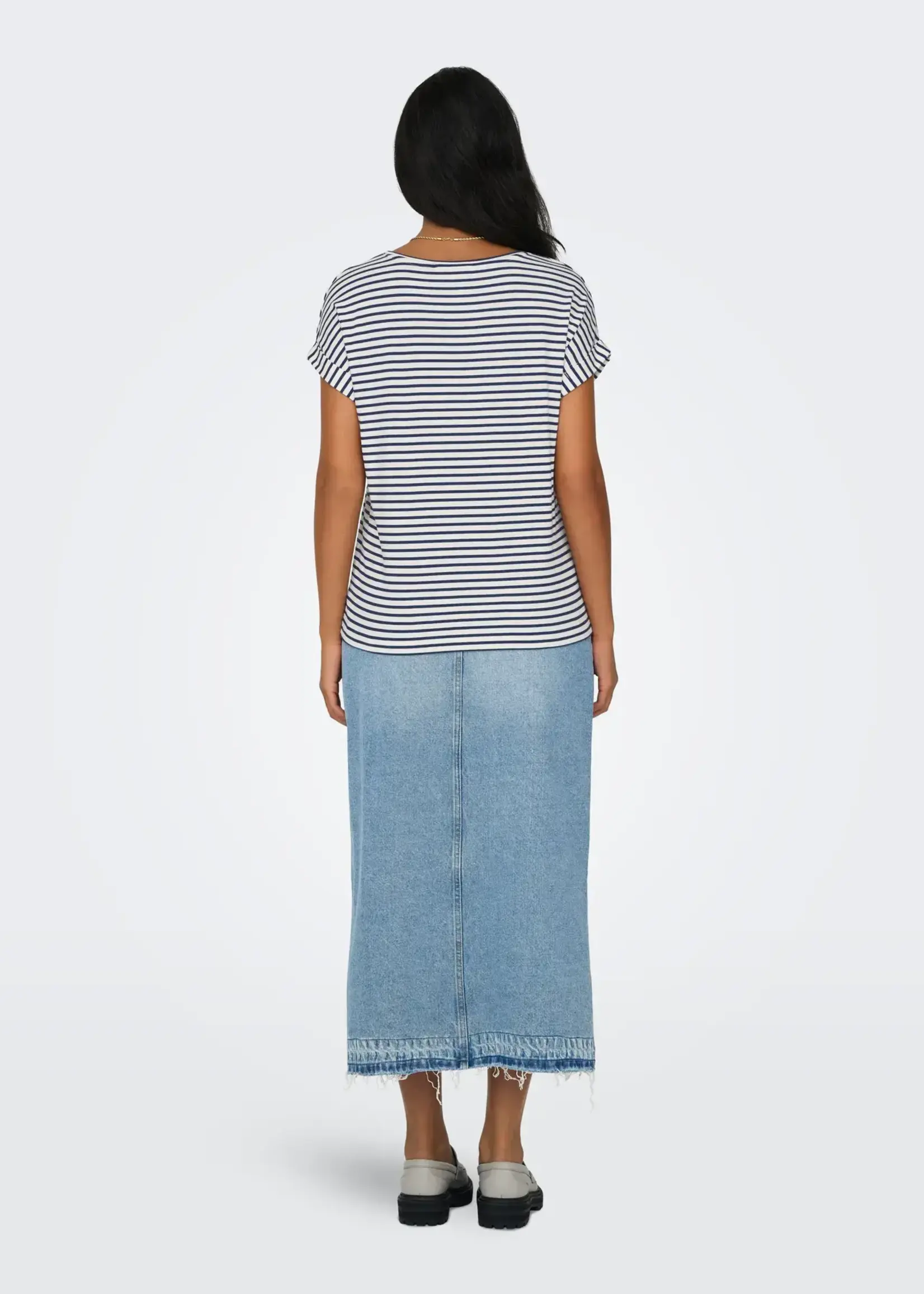 Only Rolled Sleeve Tee