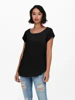 Only Lux Curved Hem Tee