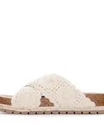 Tacoma Crochet-Cream Slide