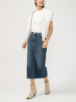 Silver Jeans Midi Denim Skirt Dolly