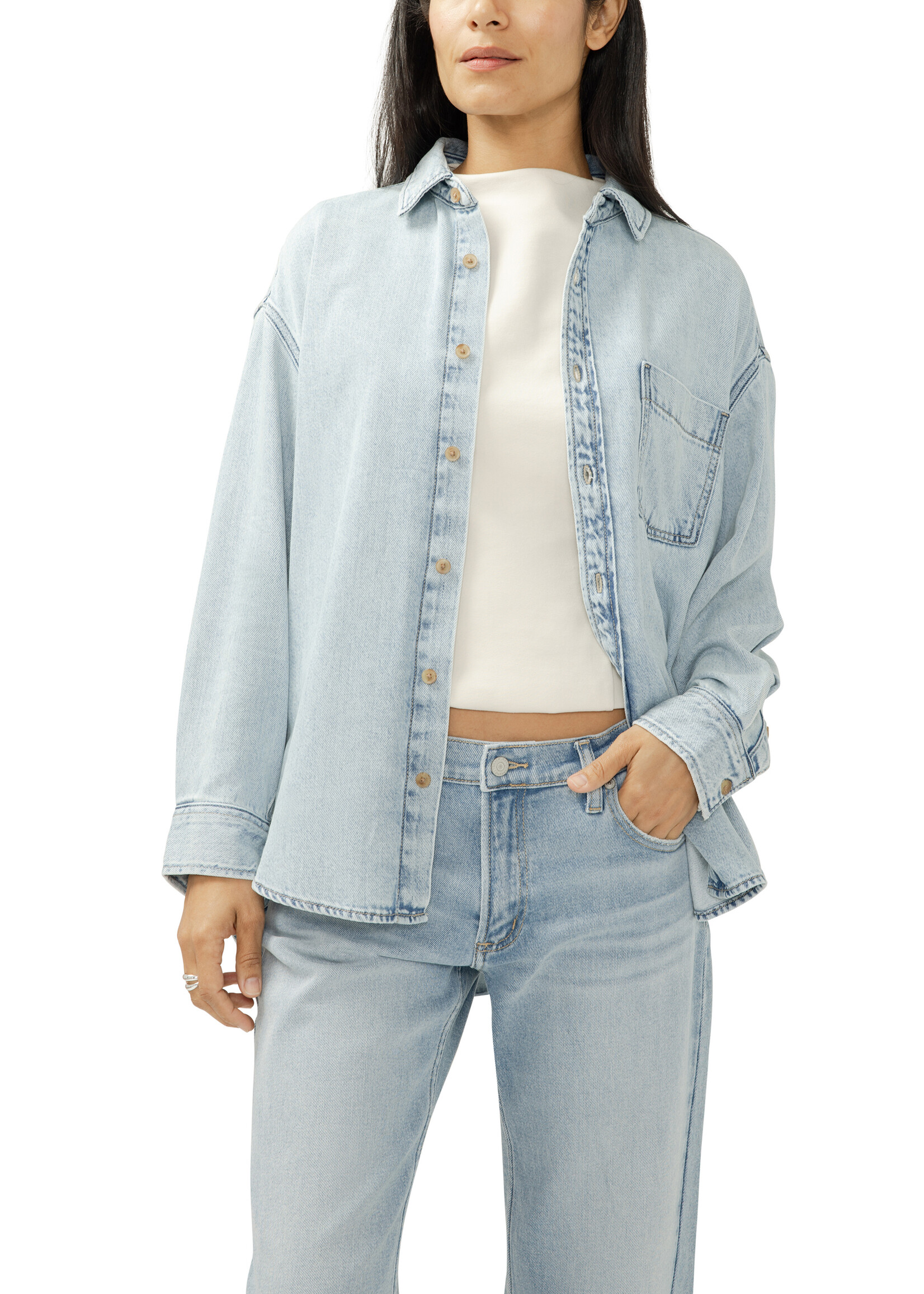Silver Jeans Beach Shirt