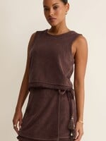 ZSupply Cacao Fringe Sleeveless Top